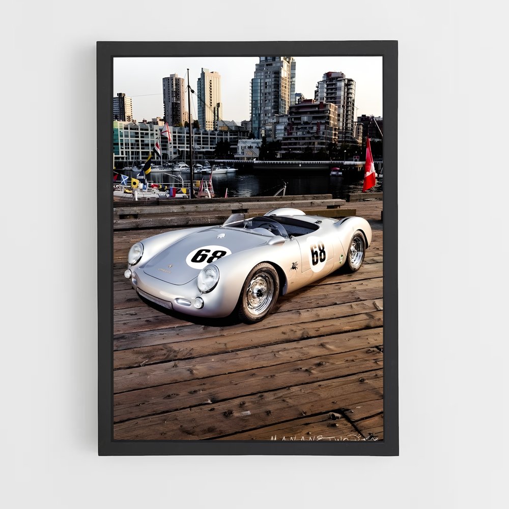 Poster magnifique spyder – affiche Porsche (vue 2)